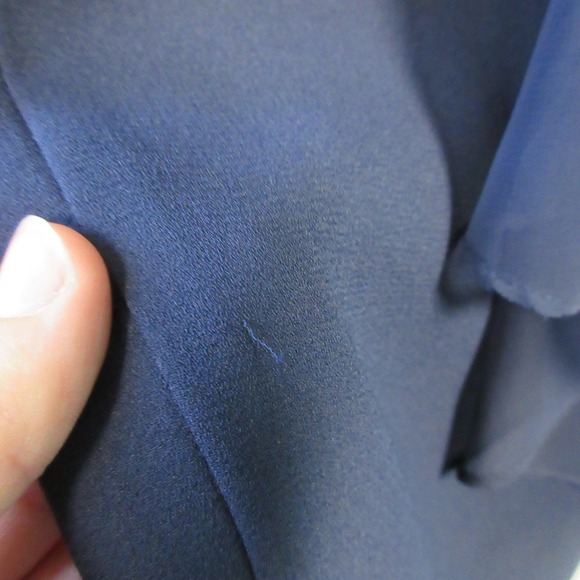 Ever Beauty Formal Maxi Dress 8 Blue Bow Romantic Evening Gown Vtg y2k 478 - Picture 6 of 12